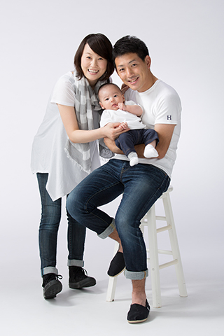 熊本　堤写真館　赤ちゃん　家族写真　夫婦　記念日　フォト
