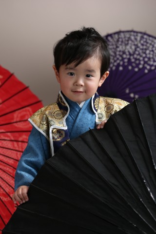 熊本　写真　堤写真館　七五三　男　着物　レンタル　記念