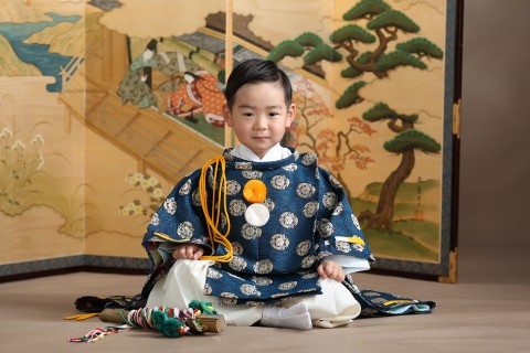 熊本　写真　堤写真館　七五三　男　着物　レンタル　記念