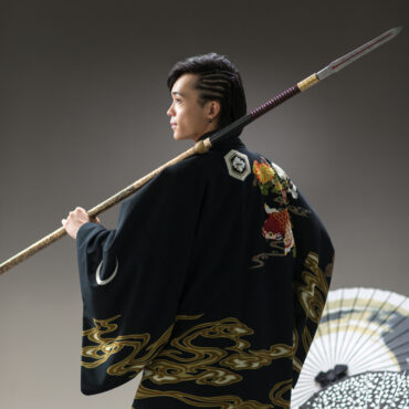 成人男 和装
